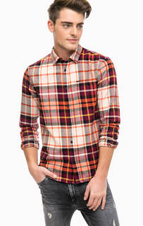 Фланелевая рубашка в клетку Scotch&Soda