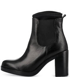 Кожаные ботильоны с эластичными вставками Tosca BLU