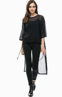 Сетчатая туника с вышивкой MET