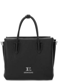 Черная сумка из мягкой кожи Ermanno Ermanno Scervino