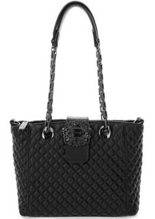 Стеганая сумка черного цвета Ermanno Ermanno Scervino