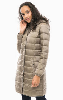 Удлиненный пуховик с нашивками на локтях S.Oliver