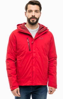 Короткий пуховик с капюшоном Jack Wolfskin