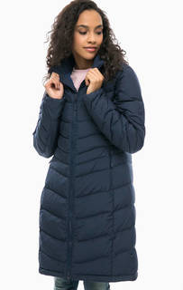 Длинный демисезонный пуховик с капюшоном Jack Wolfskin