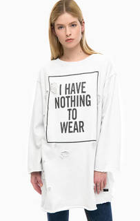 Платье-свитшот с рваными деталями Replay