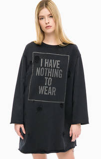 Платье-свитшот с рваными деталями Replay