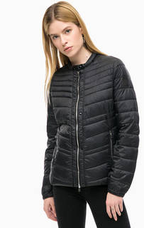 Черная куртка на двухзамковой молнии Replay