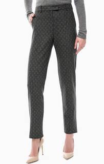 Шерстяные брюки в полоску Pennyblack