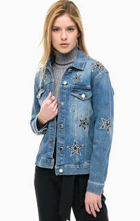 Джинсовая куртка с декоративной отделкой Silvian Heach
