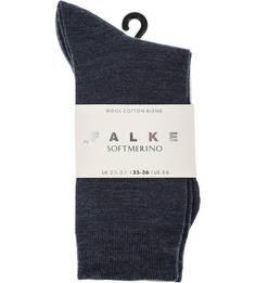 Синие носки из шерсти Falke