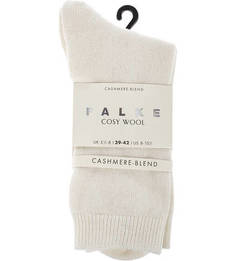 Носки молочного цвета с высоким содержанием шерсти Falke