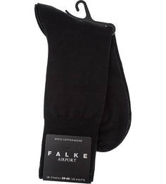 Черные носки из шерсти Falke