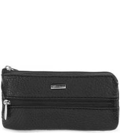 Черная ключница из мягкой кожи Gianni Conti