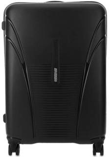 Средний пластиковый чемодане на колесах American Tourister