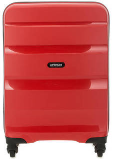 Маленький пластиковый чемодане на колесах American Tourister