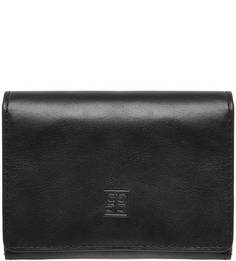 Кожаная визитница на кнопке Sergio Belotti