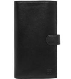 Черное кожаное портмоне Sergio Belotti