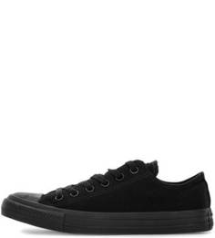 Черные текстильные кеды Converse