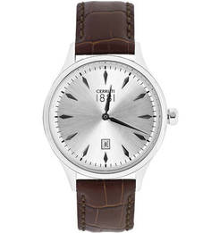 Часы с циферблатом круглой формы Cerruti 1881