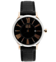 Часы с кожаным браслетом Cerruti 1881