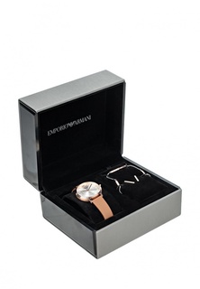 Комплект браслет, серьги и часы Emporio Armani