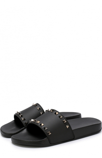 Резиновые шлепанцы Rockstud Valentino