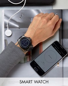 Черные смарт-часы с силиконовым ремешком Michael Kors MKT5011 Dylan - Черный