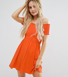 Сарафан-бандо мини ASOS PETITE - Оранжевый