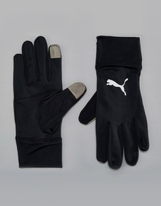 Черные перчатки для бега Puma Performance 04129401 - Черный