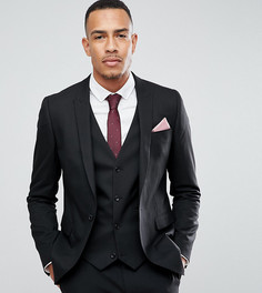 Черный приталенный пиджак ASOS TALL - Черный