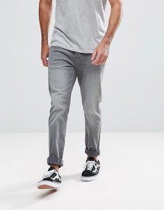 Серые зауженные джинсы Hoxton Denim - Серый