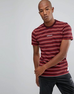 Красная футболка в полоску adidas Originals BS2278 - Красный