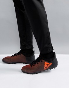 Черные футбольные бутсы adidas X Tango 17.3 Astro Turf CG3728 - Черный