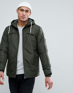 Дутая куртка с капюшоном Jack &amp; Jones - Зеленый