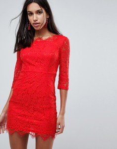 Облегающее кружевное платье Glamorous - Красный