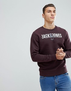 Свитшот с логотипом Jack &amp; Jones - Красный