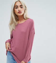Свободная футболка ASOS PETITE - Розовый