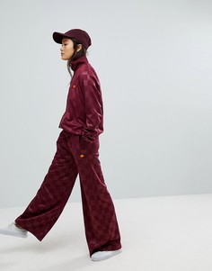 Широкие спортивные штаны в клетку Ellesse - Красный