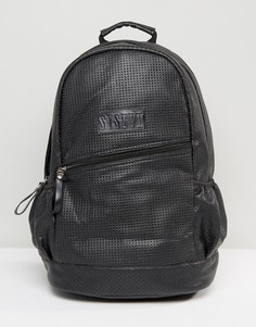 Черный рюкзак с перфорацией Systvm - Черный