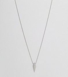 Серебристое ожерелье с подвеской Reclaimed Vintage Inspired эксклюзивно для ASOS - Серебряный
