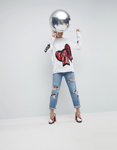 Топ с пайетками Hello Kitty X ASOS - Мульти