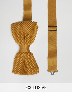 Вязаный галстук-бабочка Noose &amp; Monkey - Желтый