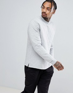 Стеганый свитшот ASOS - Серый