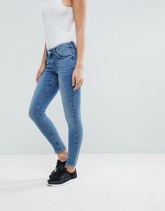 Синие джинсы скинни с классической талией ASOS LISBON - Синий