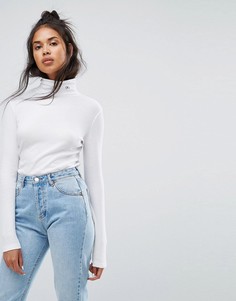 Топ с воротником поло Calvin Klein Jeans - Белый