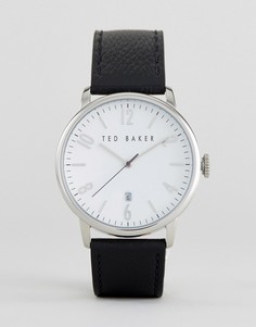 Часы с черным кожаным ремешком Ted Baker Daniel - Черный