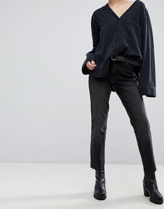 Укороченные прямые джинсы Cheap Monday - Синий