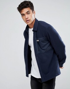 Флисовая рубашка классического кроя Jack &amp; Jones Originals - Темно-синий