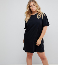 Платье-футболка ASOS CURVE Ultimate - Черный