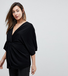 Топ с широкими рукавами ASOS Maternity - Черный